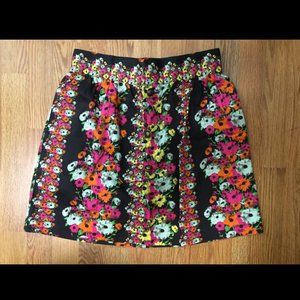 Tulle Floral Mini Skirt